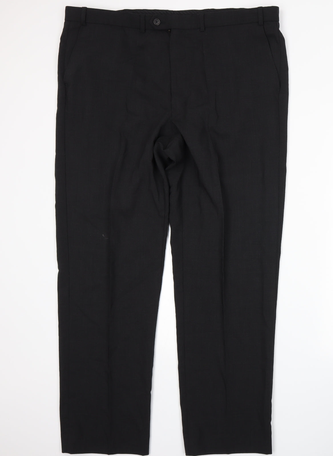 Marks and Spencer Mens Black   Trousers  Size 40 in L30 in