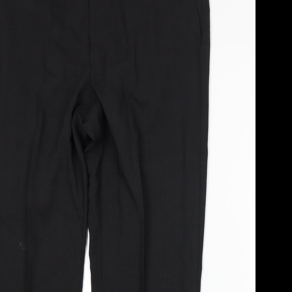 Marks and Spencer Mens Black   Trousers  Size 40 in L30 in