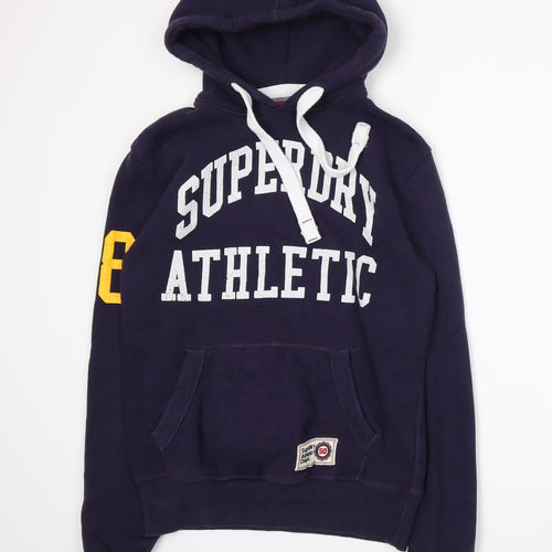 Superdry Mens Blue   Pullover Hoodie Size S