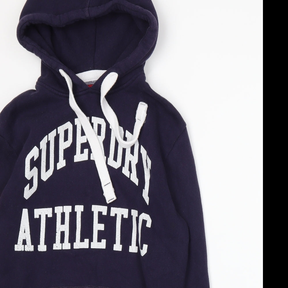 Superdry Mens Blue   Pullover Hoodie Size S