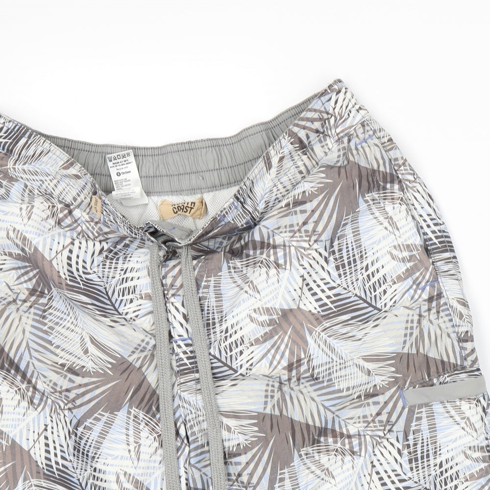 Marks and Spencer Mens Blue Floral  Athletic Shorts Size L