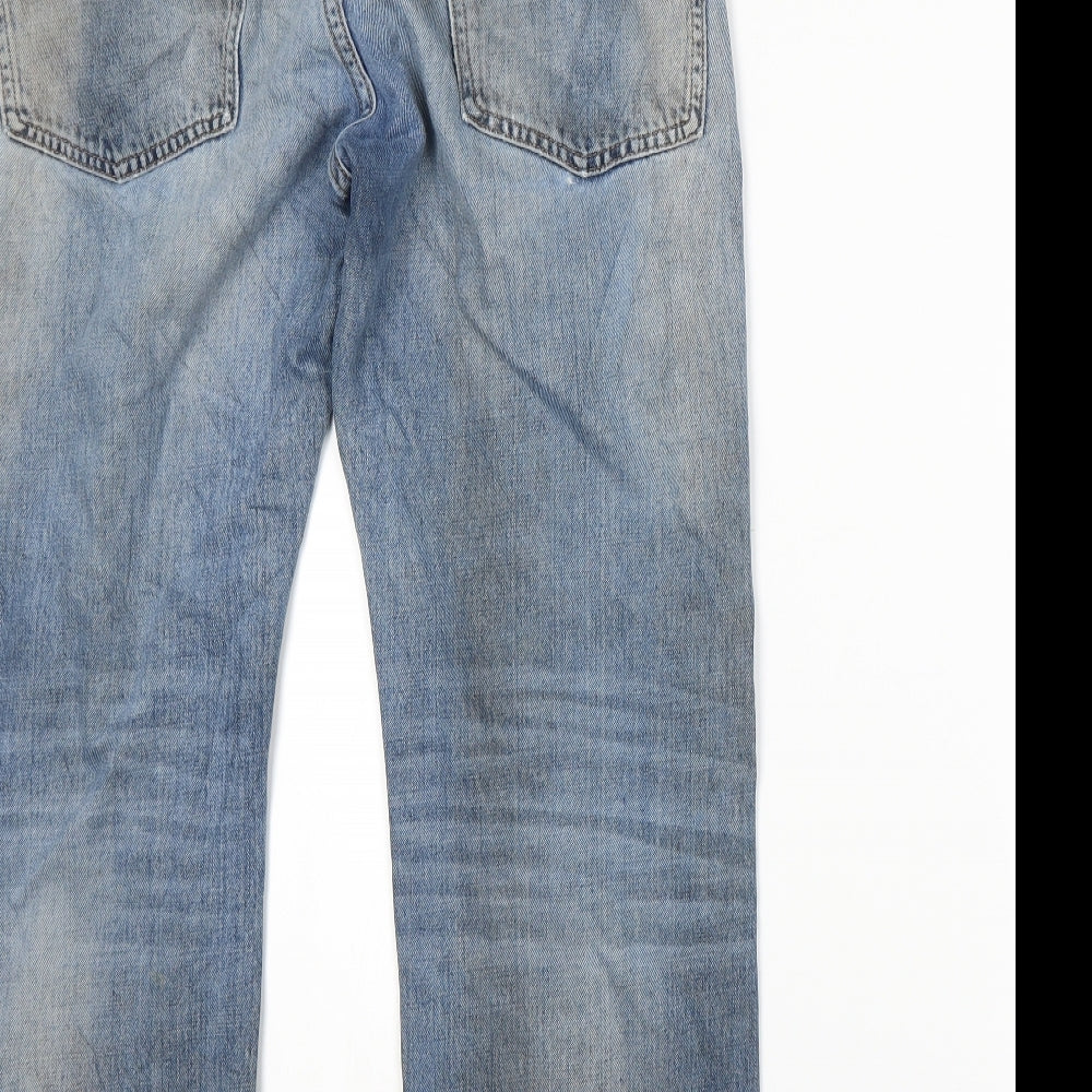 H&M Womens Blue   Straight Jeans Size 30 in L25 in