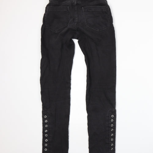 H&M Womens Grey   Skinny Jeans Size 10 L28 in