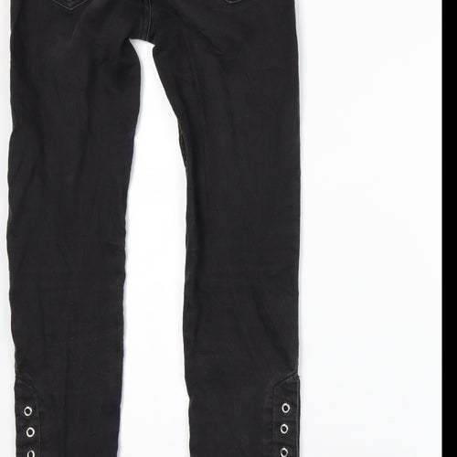 H&M Womens Grey   Skinny Jeans Size 10 L28 in