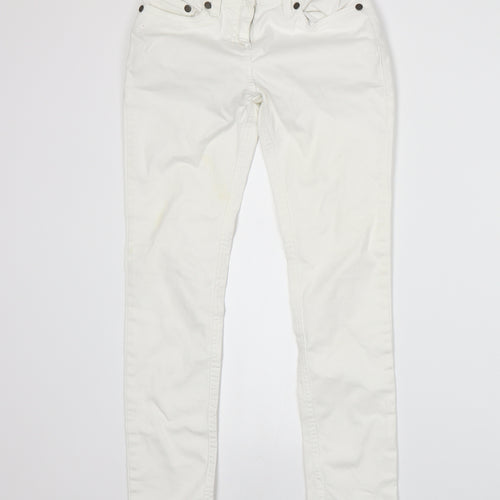 Johnnie B Womens White   Skinny Jeans Size 4 L25 in
