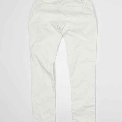 Johnnie B Womens White   Skinny Jeans Size 4 L25 in