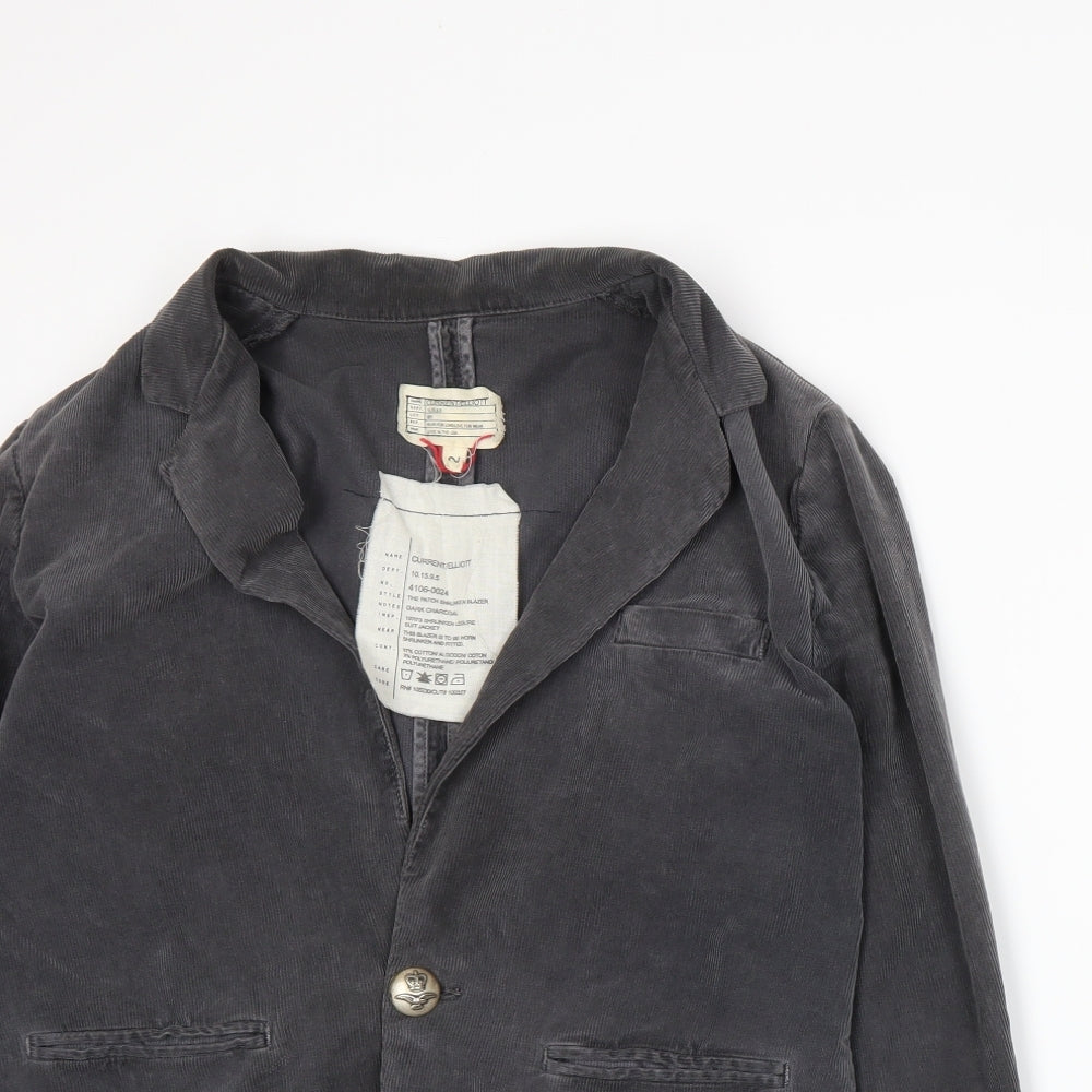 Current/Elliott Womens Green  Corduroy Jacket Blazer Size 6