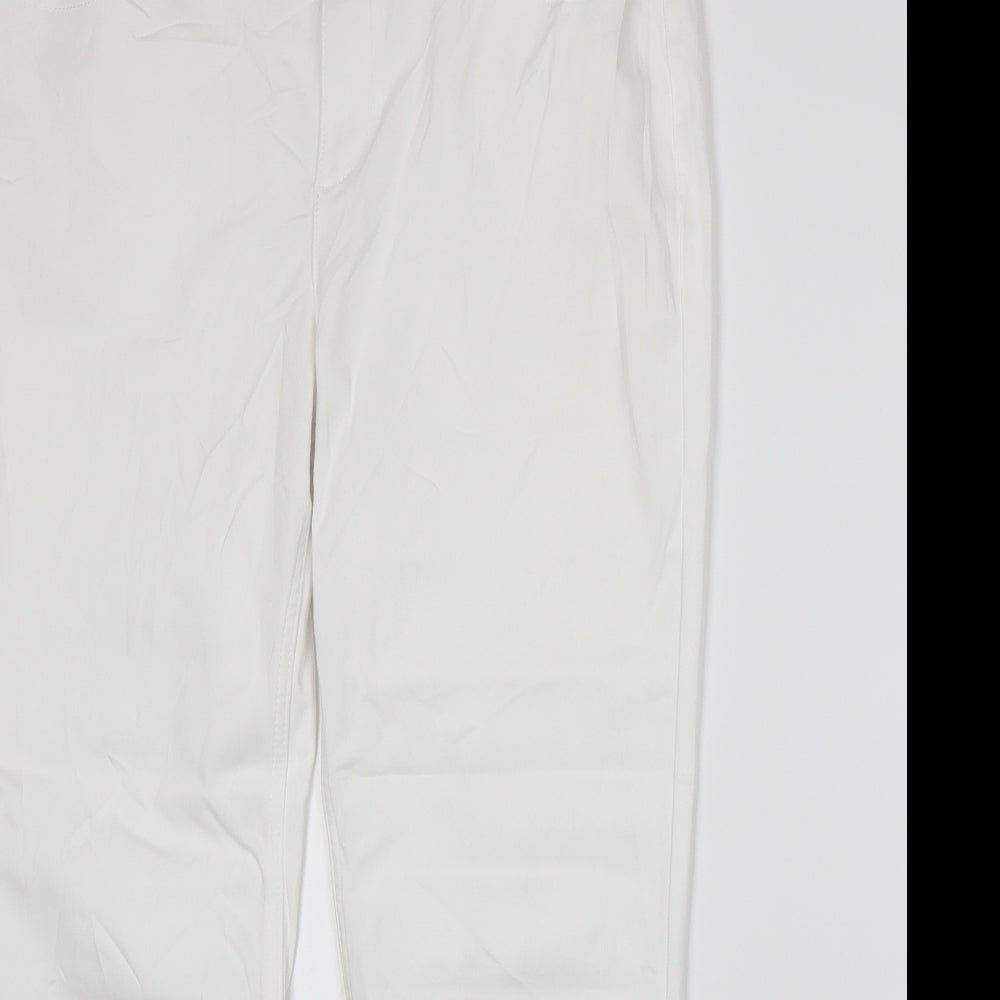 Per Una Womens White   Straight Jeans Size 18 L28 in