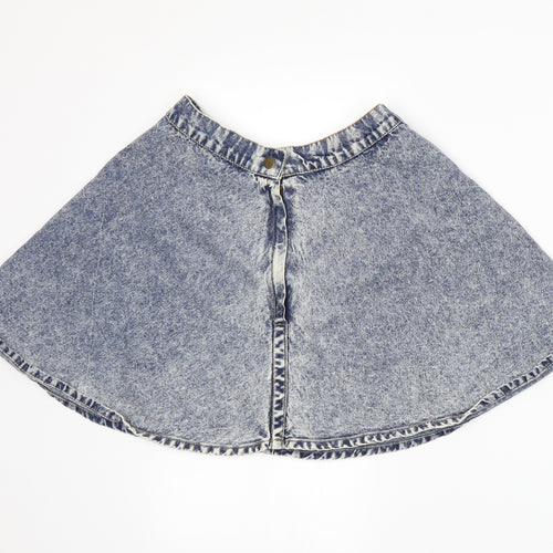 Rock & Revolution Womens Blue  Denim A-Line Skirt Size 8