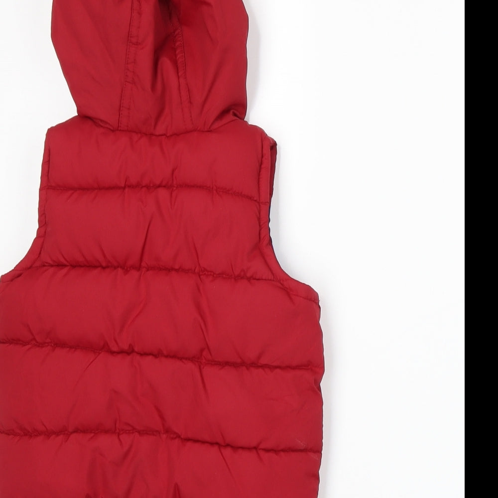 Urban Rascals Boys Red   Gilet Jacket Size 12-18 Months