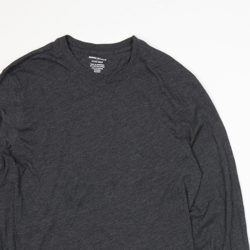 Banana Republic Mens Grey    T-Shirt Size L