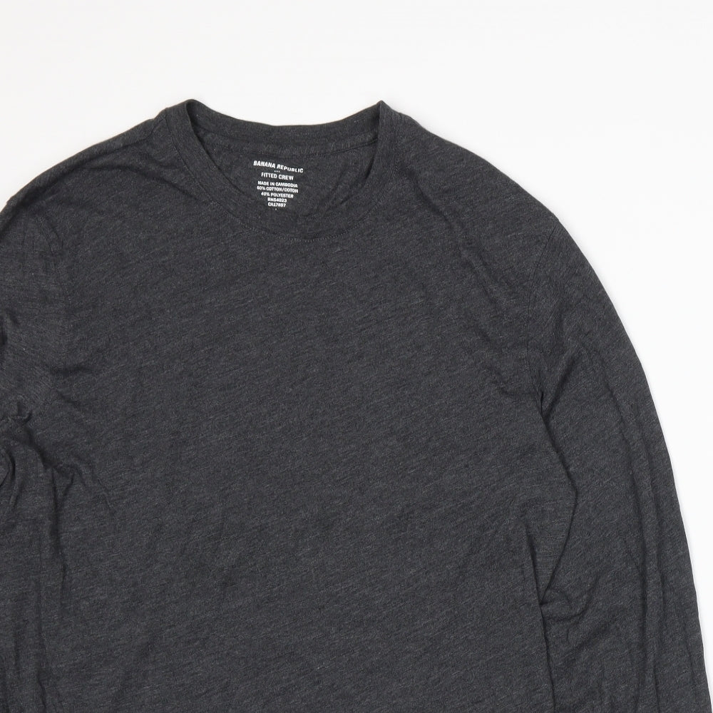 Banana Republic Mens Grey    T-Shirt Size L