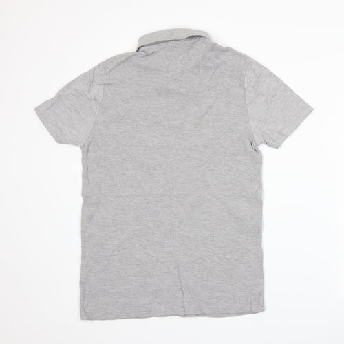 River Island Mens Grey    Polo Size M
