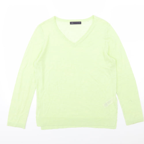 Marks and Spencer Womens Green  Knit Pullover Jumper Size 10