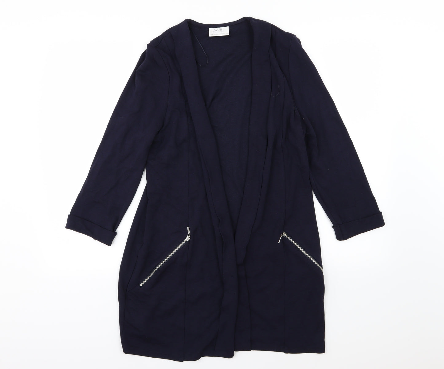 Wallis Womens Blue   Jacket Blazer Size M