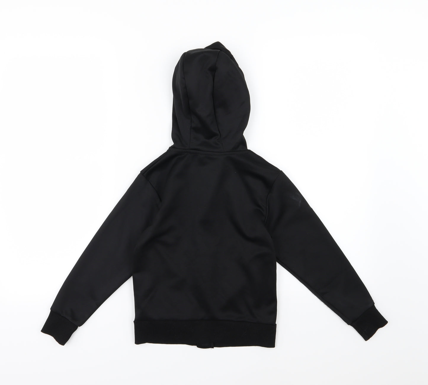 Peacocks Boys Black  Jersey Full Zip Hoodie Size 6-7 Years