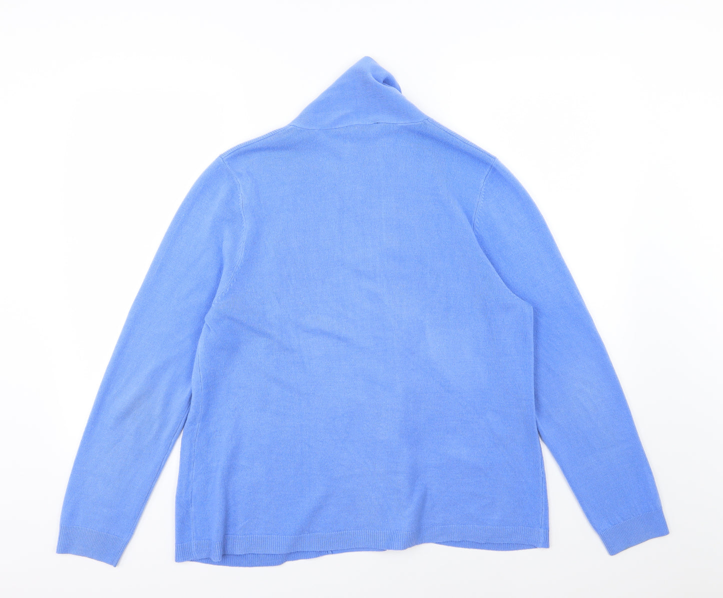 BHS Womens Blue  Knit Cardigan Jumper Size 18