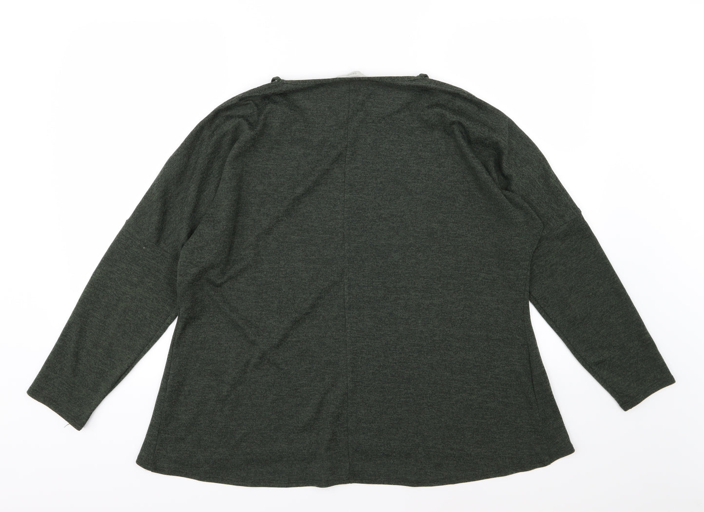 George Womens Green  Knit Pullover Jumper Size 14