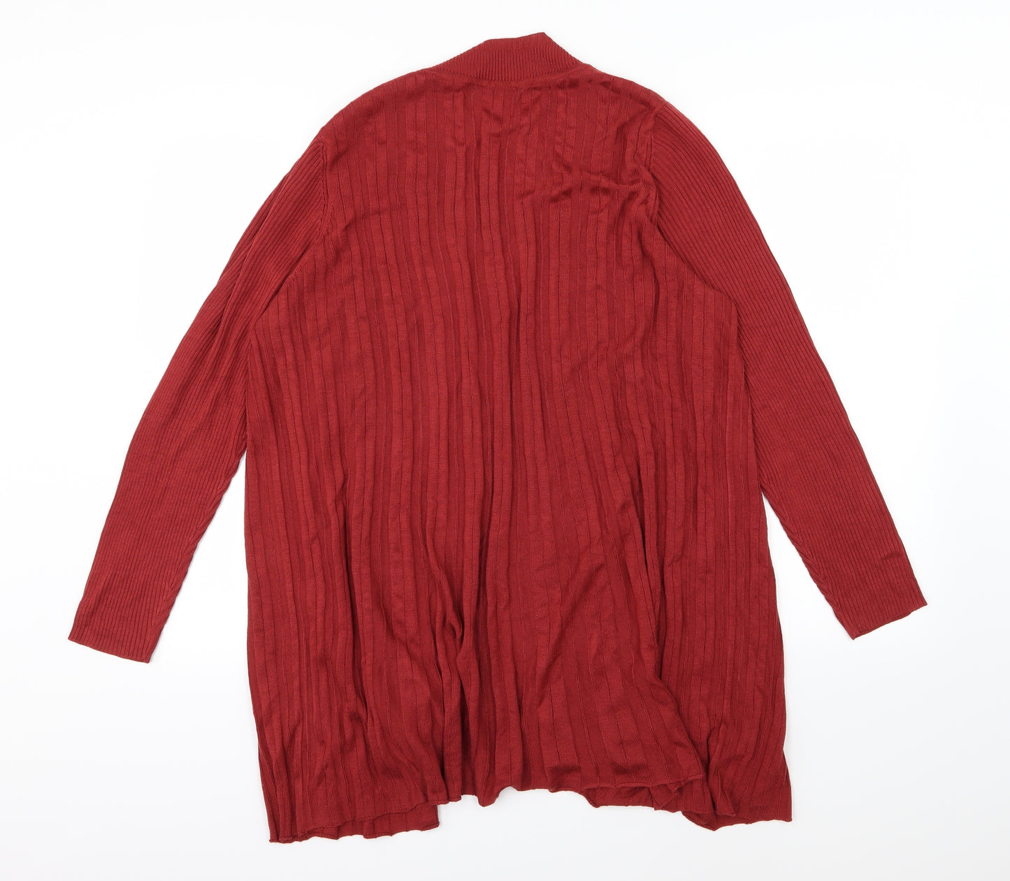 David Emmanuel Womens Red  Knit Cardigan Jumper Size L