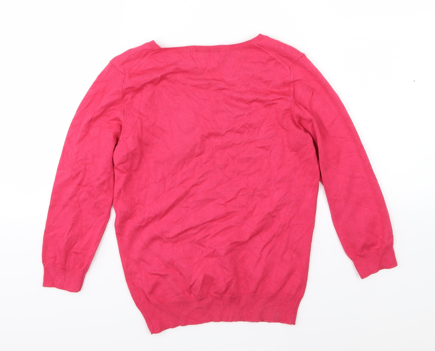 Marks and Spencer Womens Pink  Knit Pullover Jumper Size 10