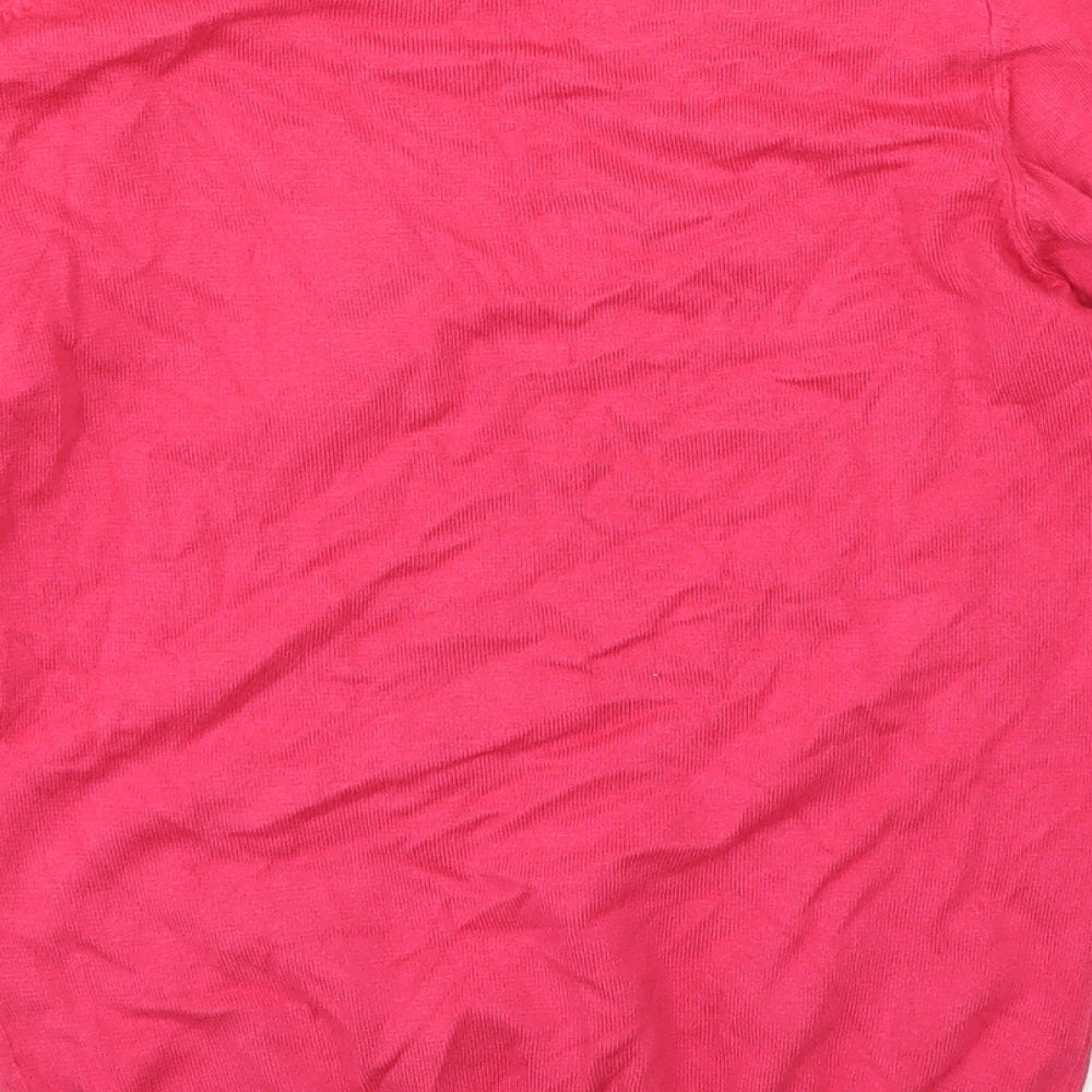 Marks and Spencer Womens Pink  Knit Pullover Jumper Size 10