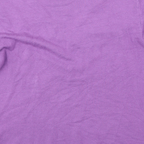 Stephen Y Womens Purple  Knit Pullover Jumper Size M