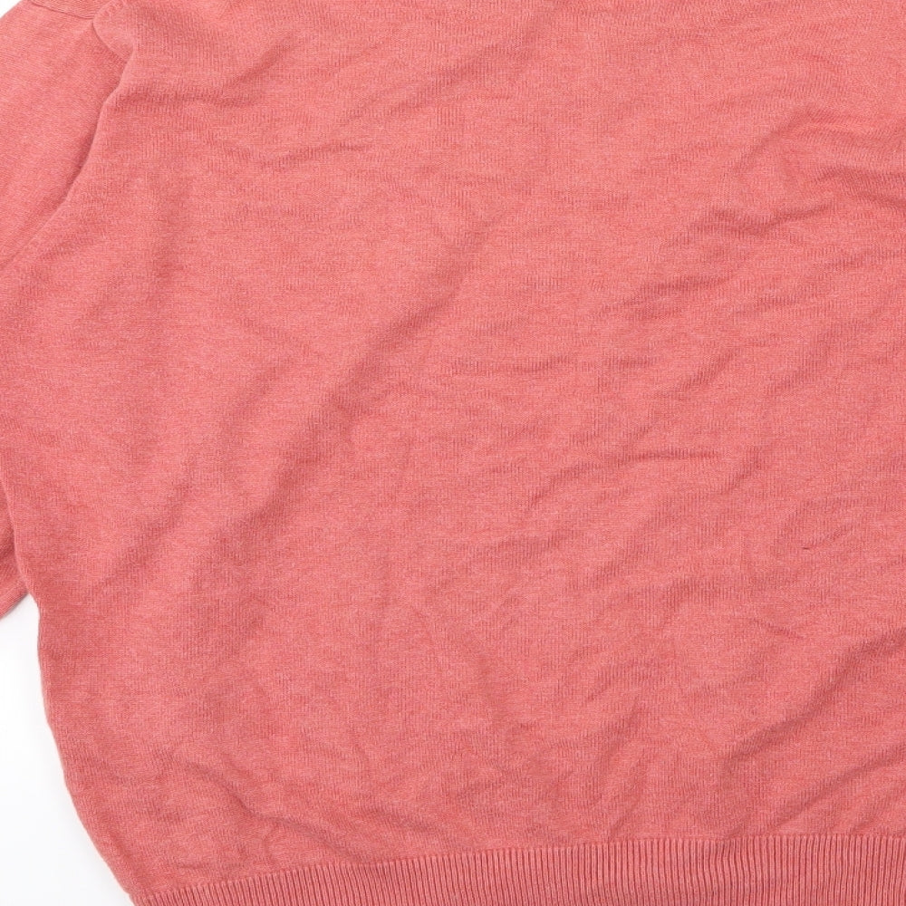 Preworn Mens Red  Knit Pullover Jumper Size XL