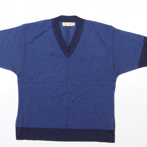 Lakeland Womens Blue  Knit Pullover Jumper Size 12