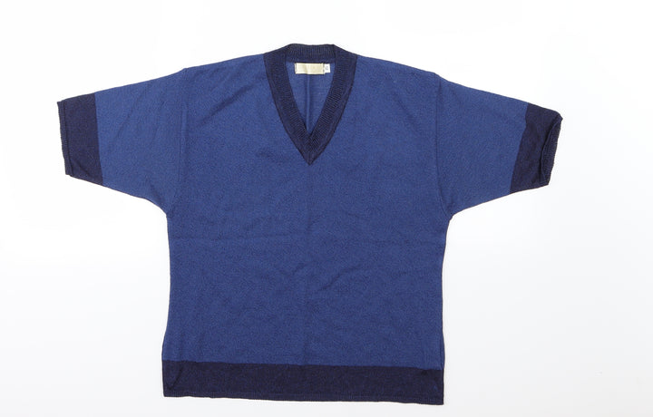 Lakeland Womens Blue Knit Pullover Jumper Size 12