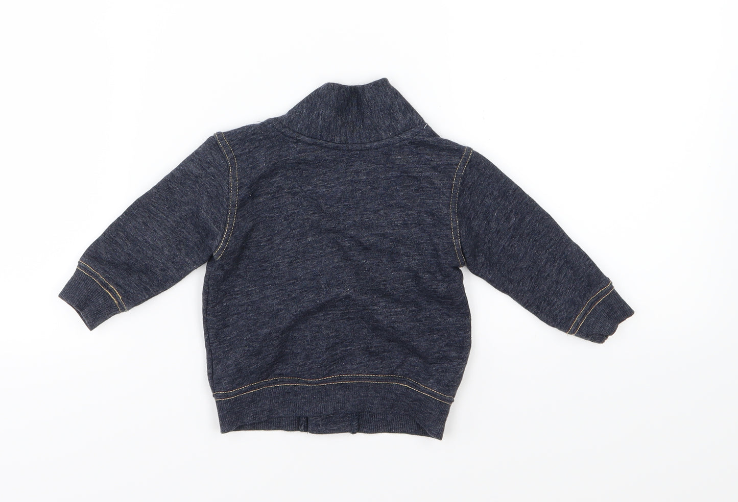NEXT Boys Blue  Jersey Cardigan Jumper Size 6-9 Months