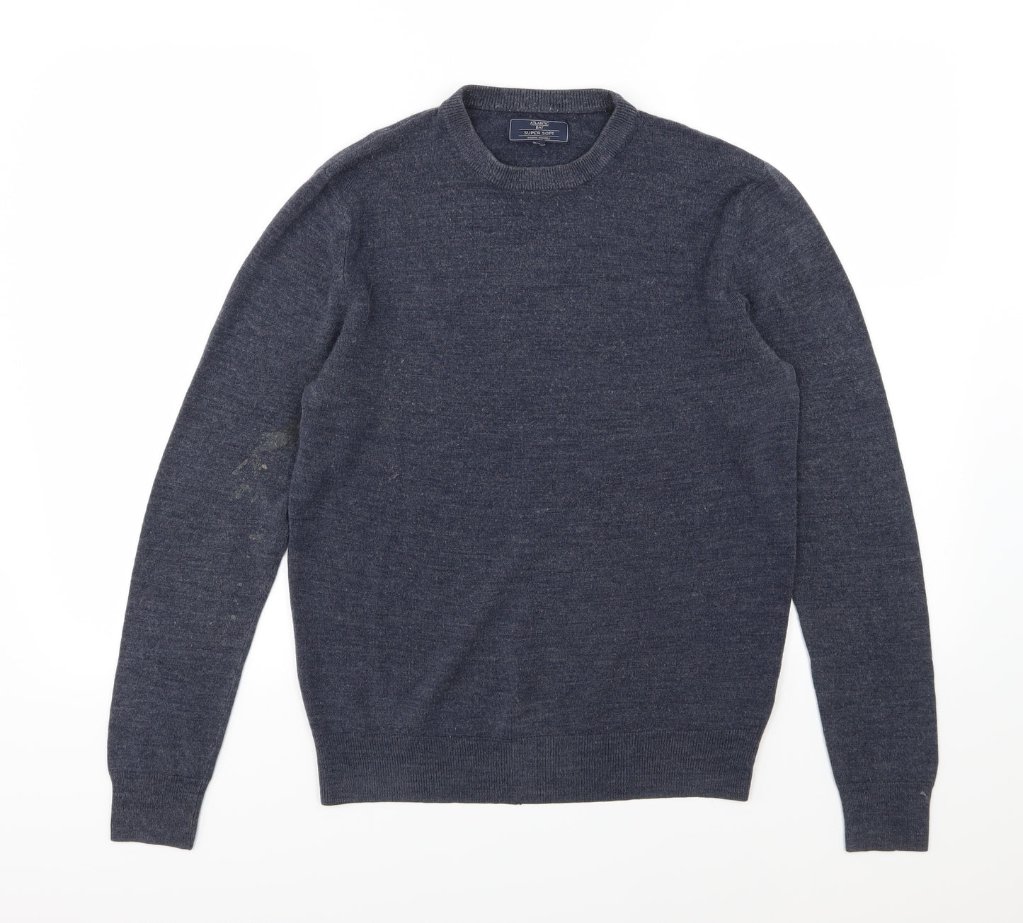 BHS Mens Blue  Knit Pullover Jumper Size S