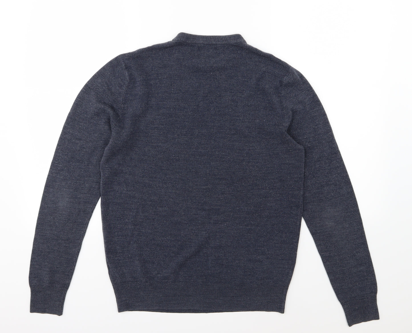 BHS Mens Blue  Knit Pullover Jumper Size S