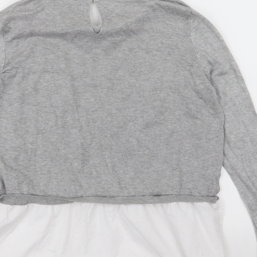 Atmosphere Womens Grey  Knit Pullover Jumper Size 14