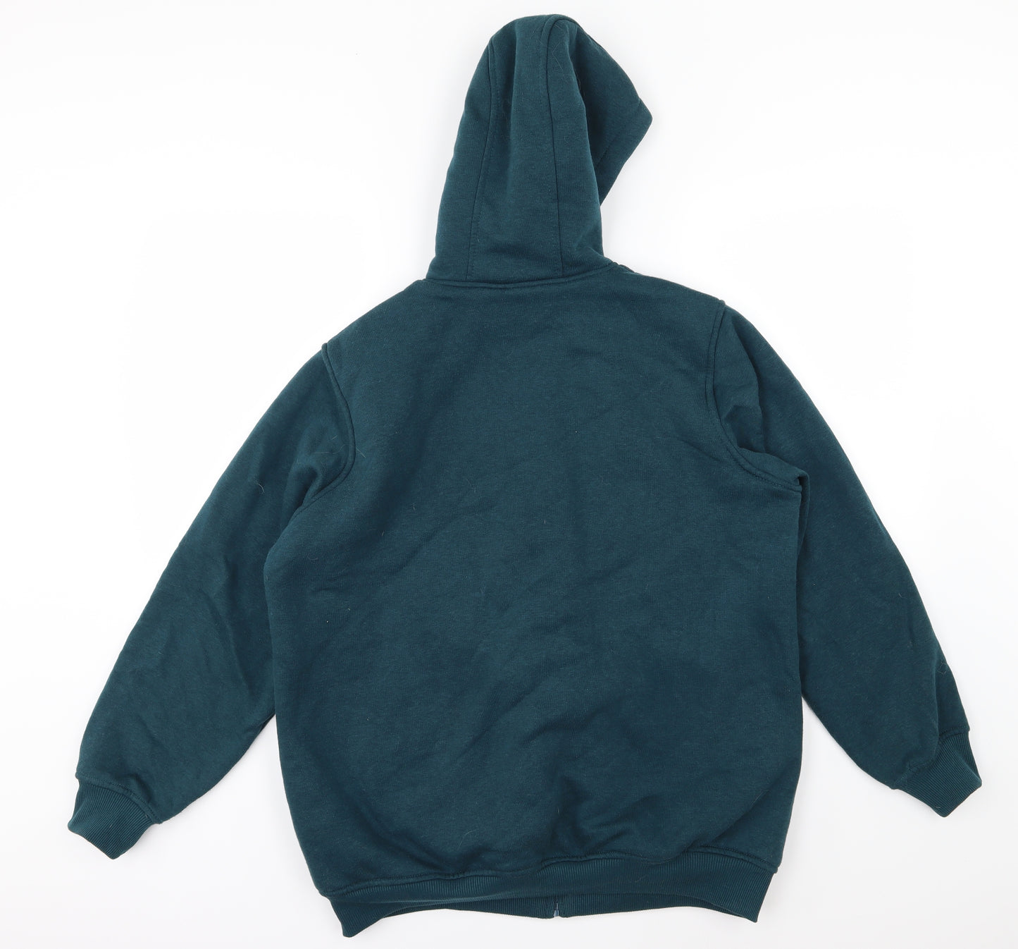 Cotton Traders Mens Green  Jersey Full Zip Hoodie Size M