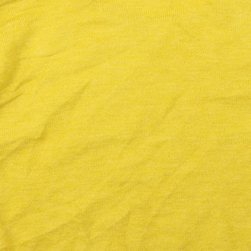H&M Womens Yellow  Knit Pullover Jumper Size L