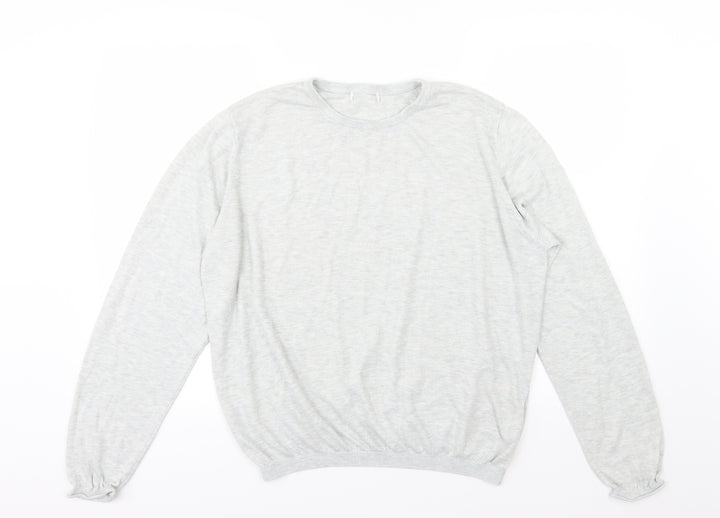 H&M Womens Grey Knit Pullover Jumper Size XL