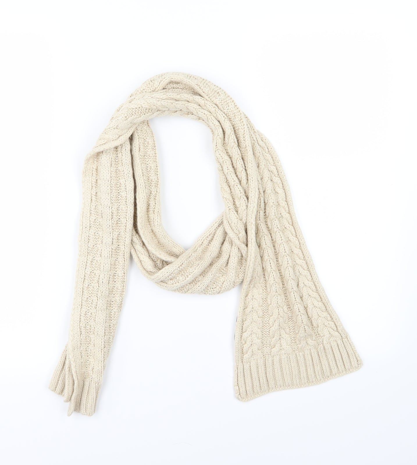 NEXT Womens Beige  Knit  Scarf
