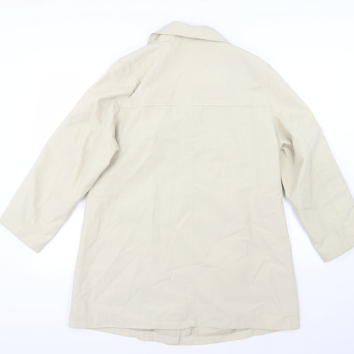 Special Collection Womens Beige   Overcoat Coat Size 16