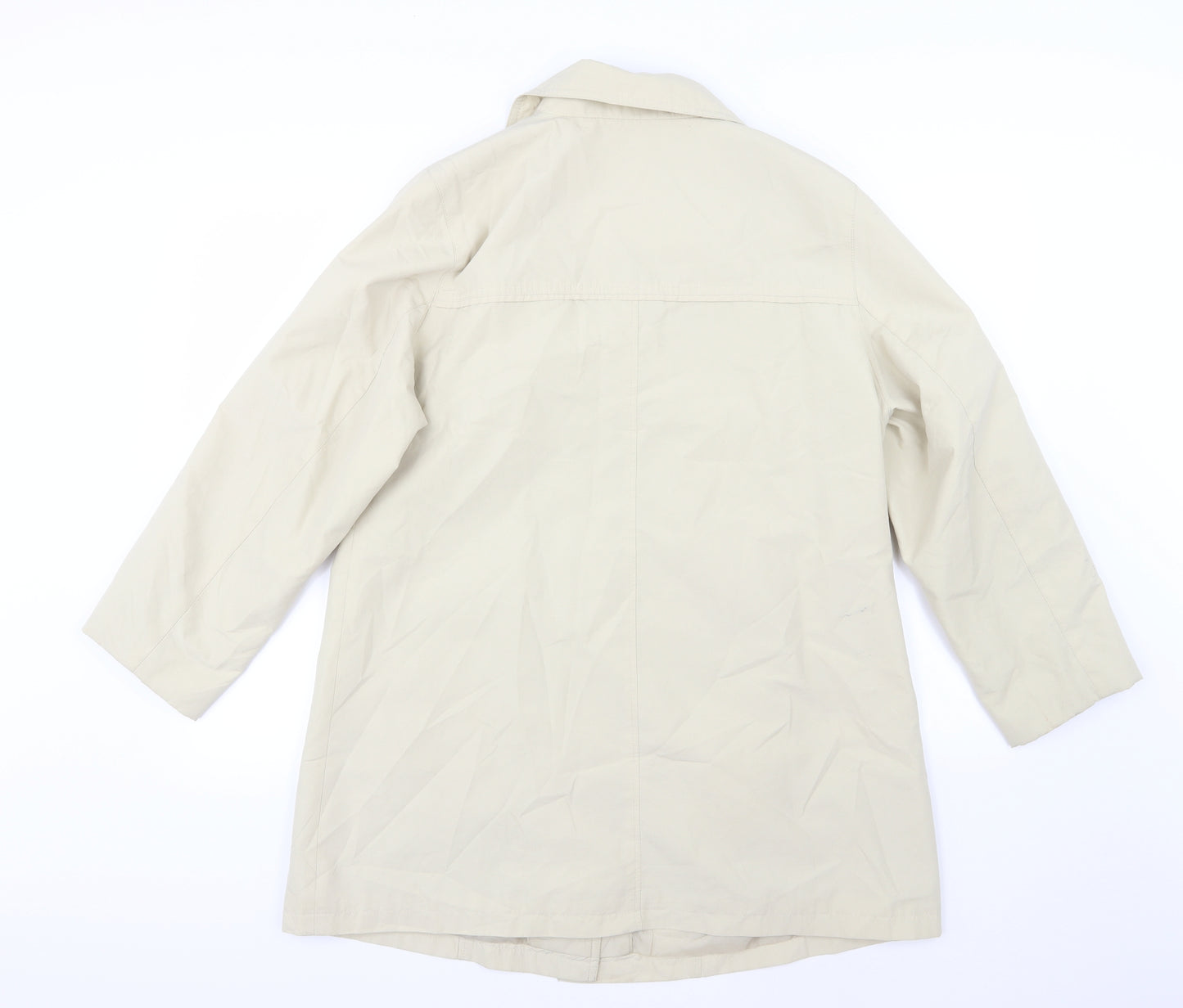 Special Collection Womens Beige   Overcoat Coat Size 16