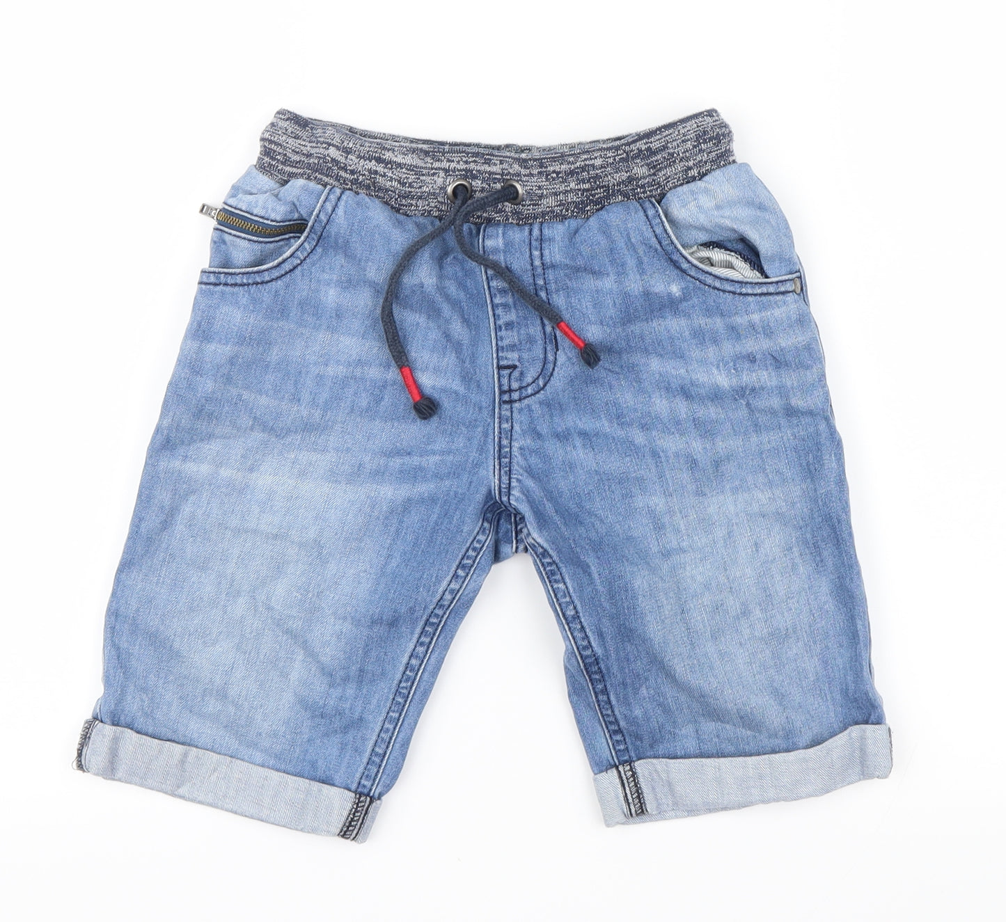 George Boys Blue  Denim Bermuda Shorts Size 8-9 Years