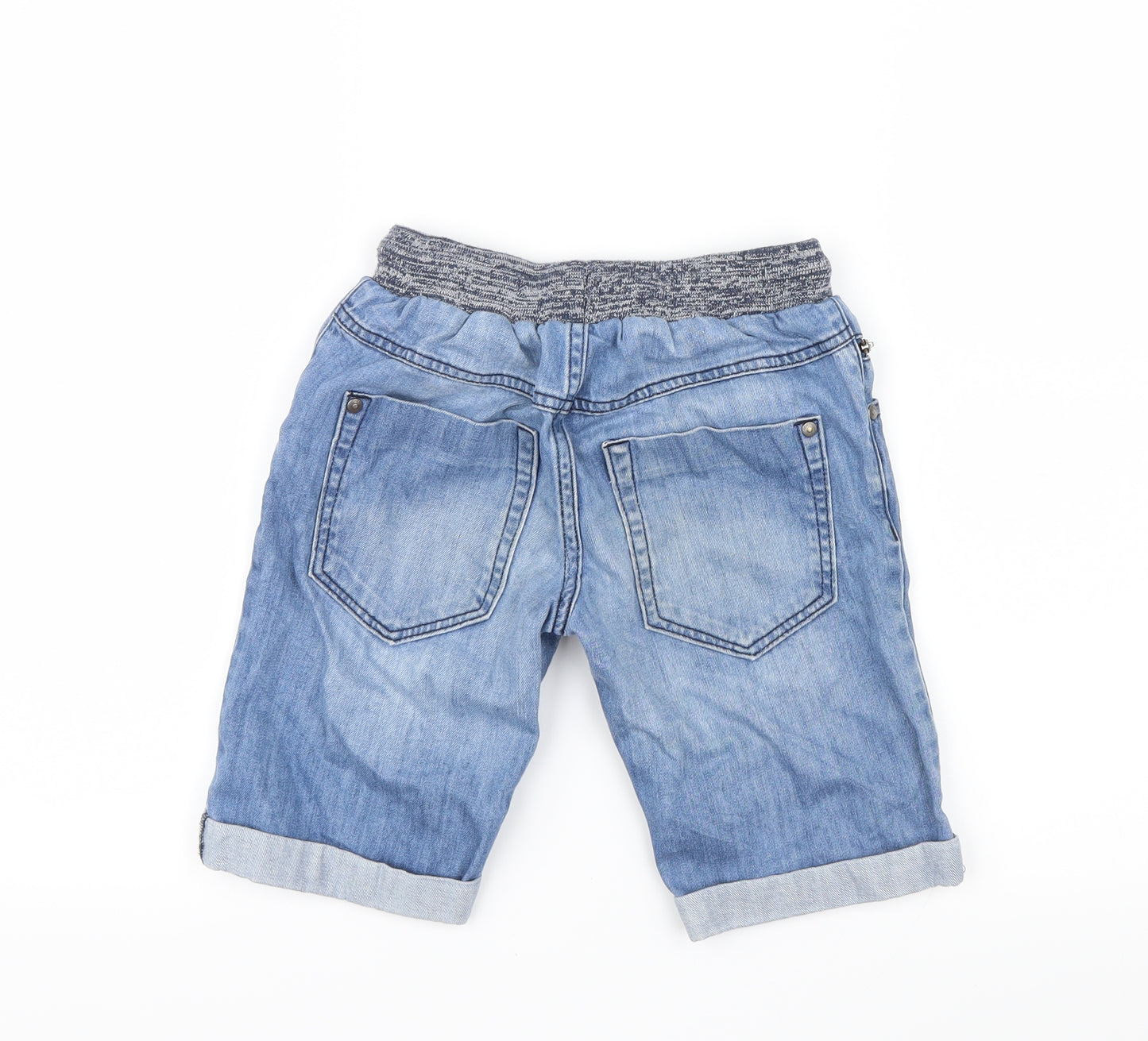 George Boys Blue  Denim Bermuda Shorts Size 8-9 Years