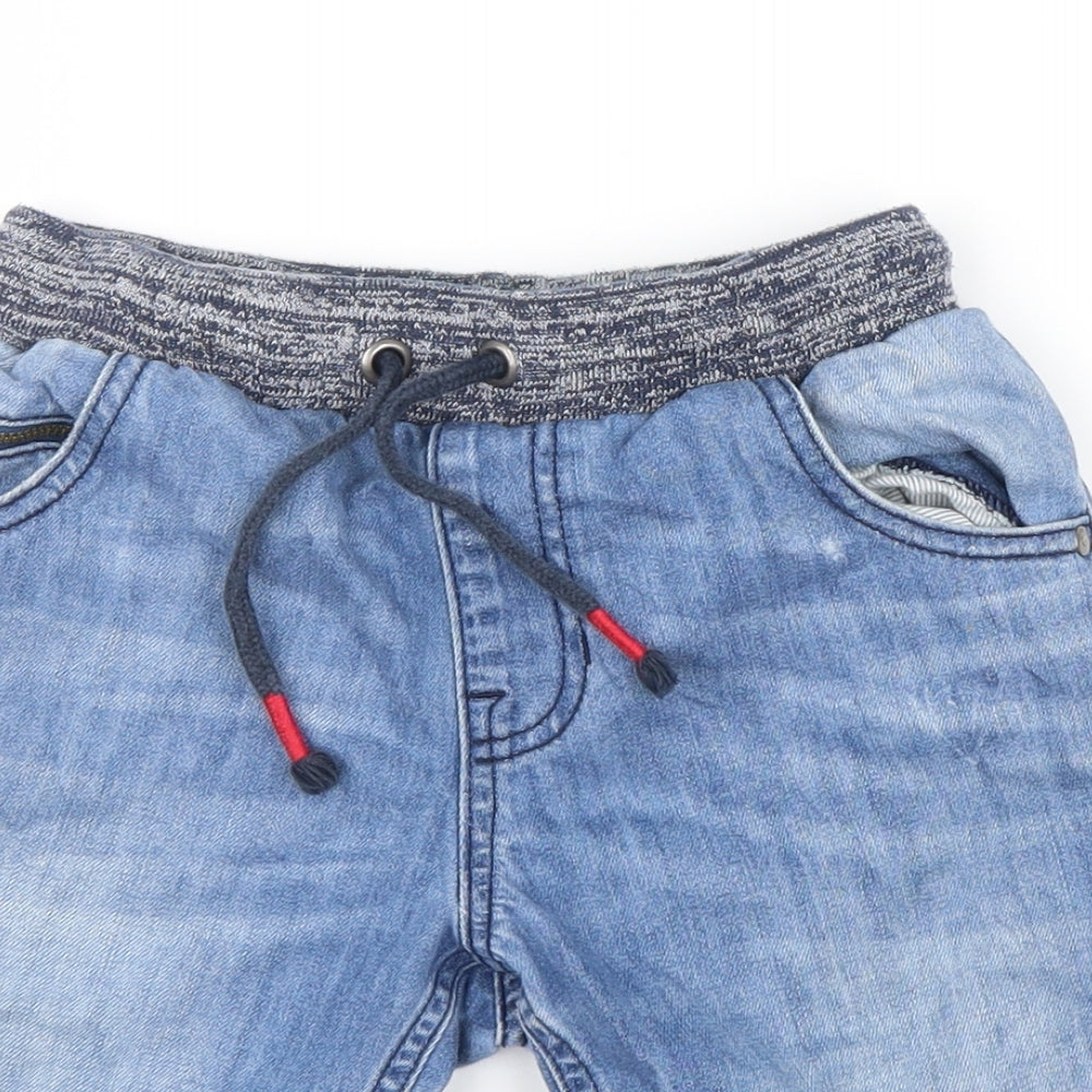George Boys Blue  Denim Bermuda Shorts Size 8-9 Years