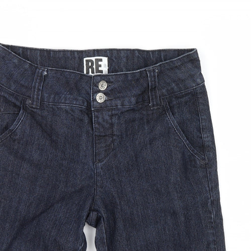 RE  Mens Blue  Denim Bermuda Shorts Size 33 in