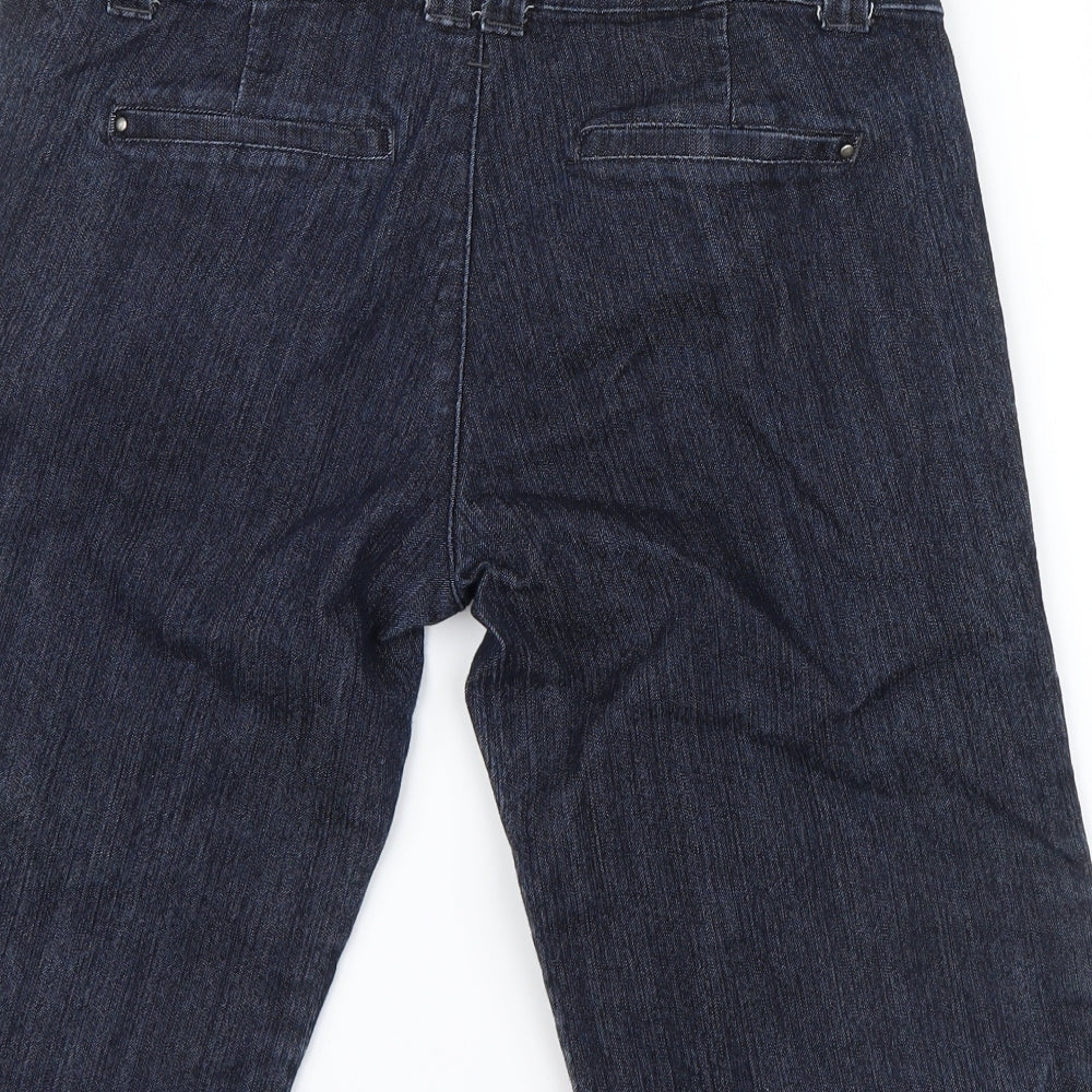 RE  Mens Blue  Denim Bermuda Shorts Size 33 in