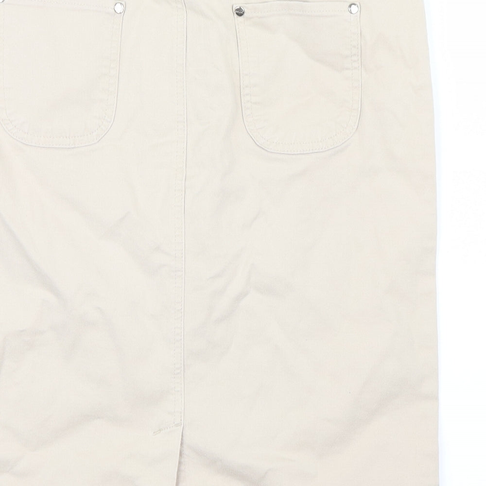 Marks and Spencer Womens Ivory   Straight & Pencil Skirt Size 12