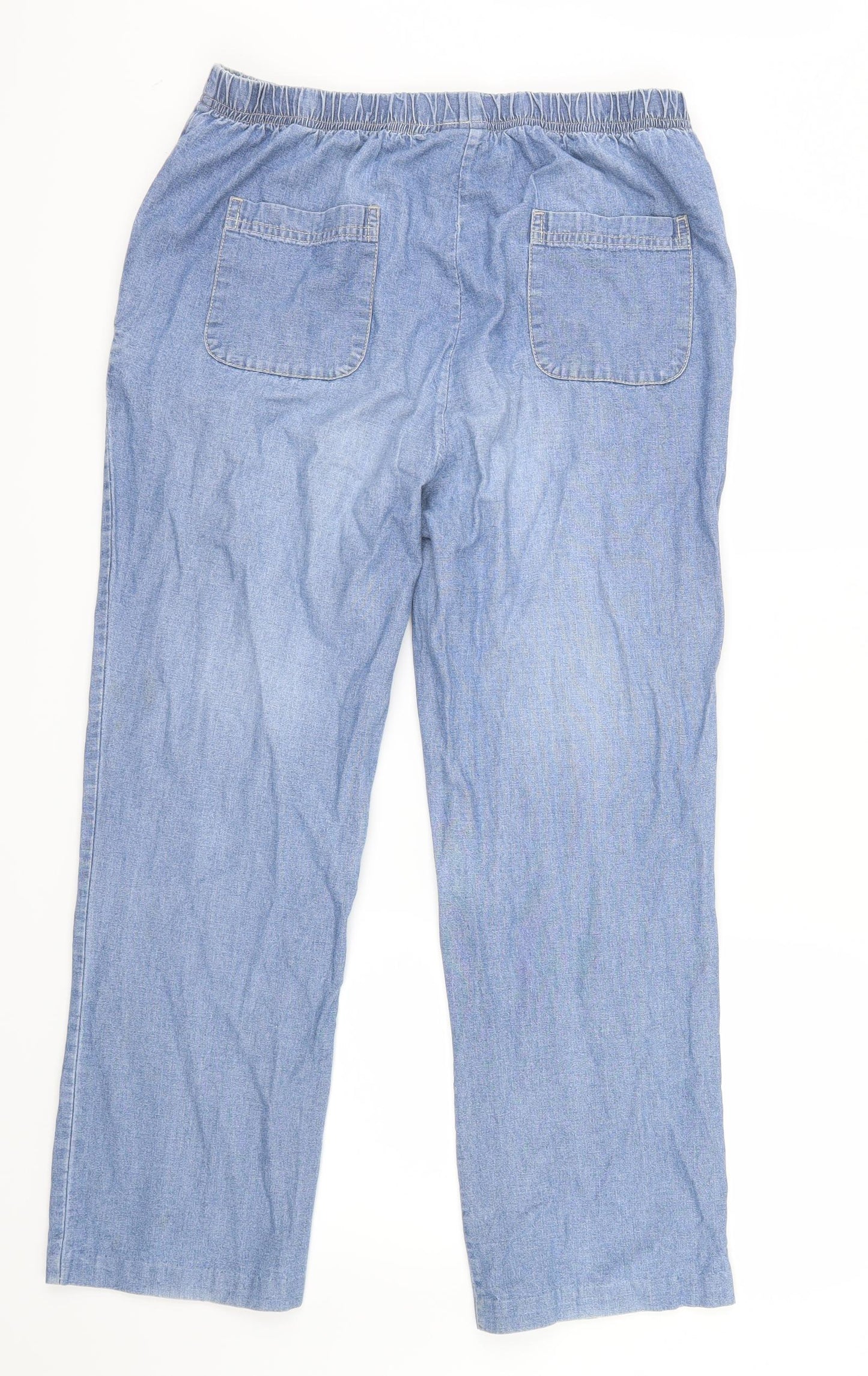 Damart Womens Blue   Trousers  Size 12 L26.5 in