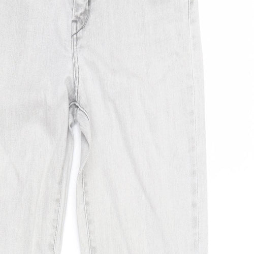 Levi's Womens Grey  Denim Straight Jeans Size 27 in L30 in
