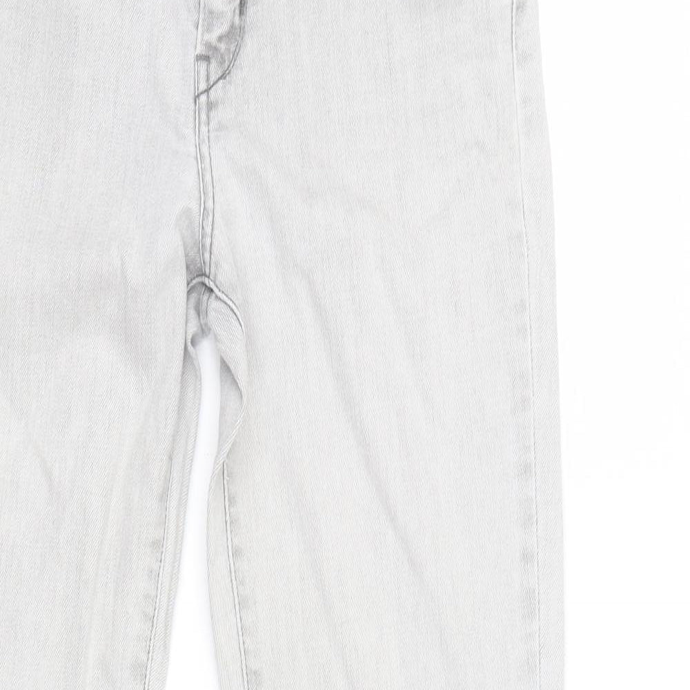 Levi's Womens Grey  Denim Straight Jeans Size 27 in L30 in