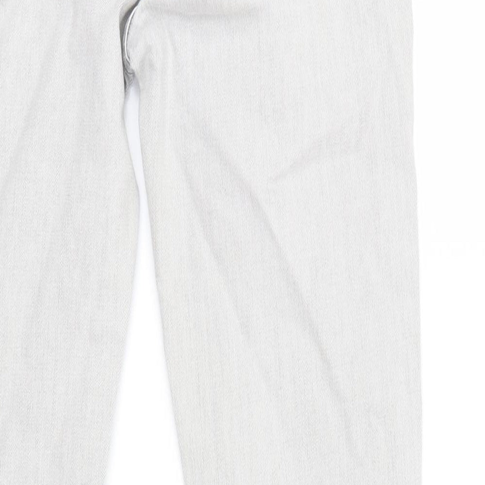 Levi's Womens Grey  Denim Straight Jeans Size 27 in L30 in