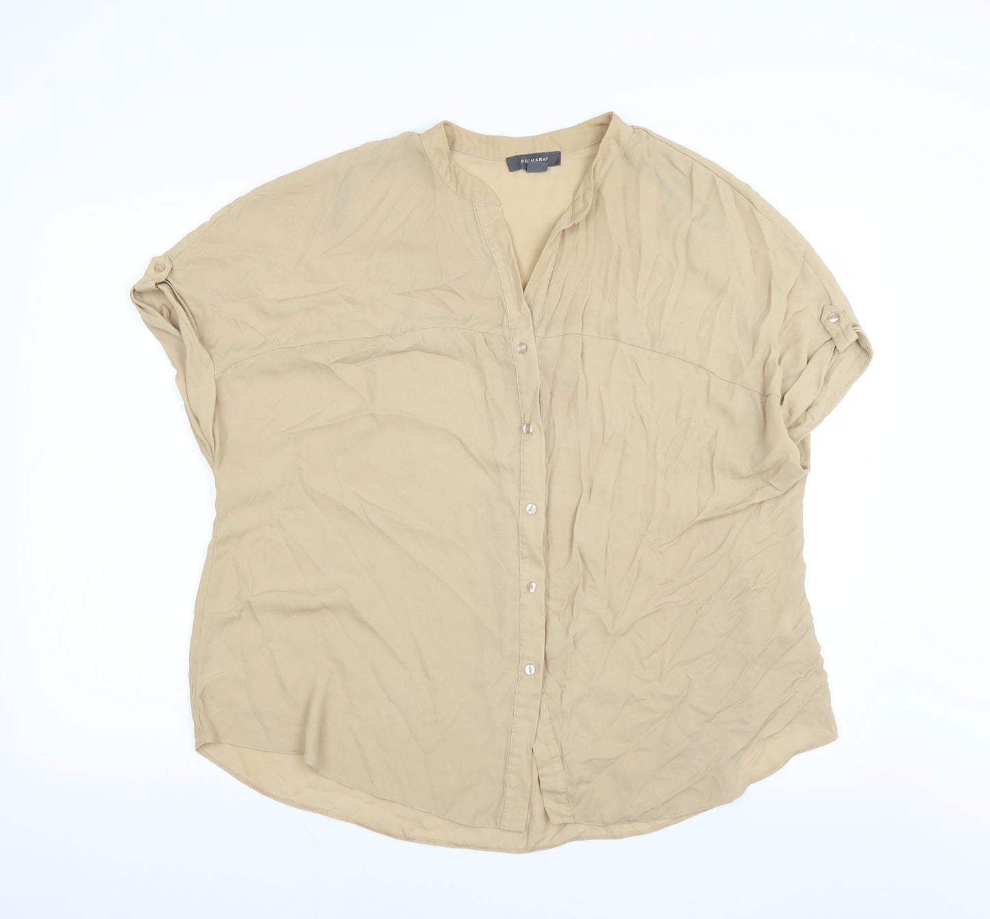 Primark Womens Beige   Basic Blouse Size 20